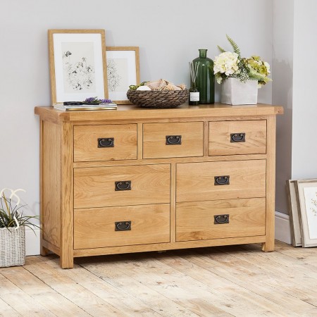 Rustic : Bộ Tủ Trang Điểm Và Gương W1m2 x H80cm